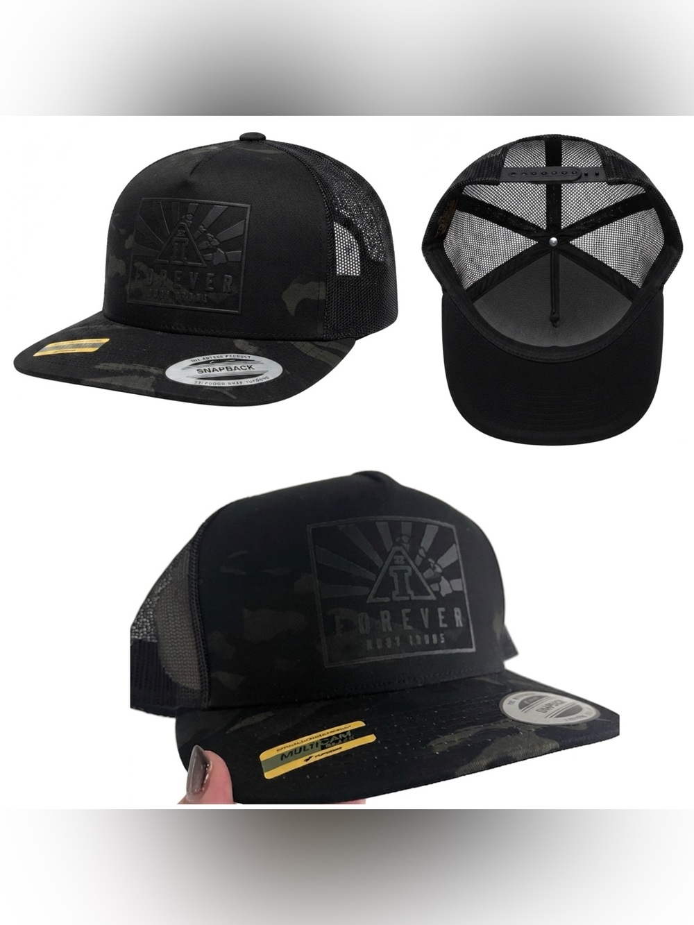 🆕 Billabong Surf Andy Irons Camo SnapBack Trucker Hat